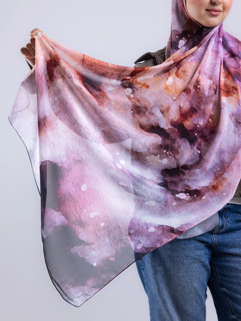 Drift – Premium Printed Chiffon Scarf