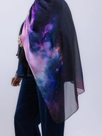 Depth – Premium Printed Chiffon Scarf