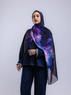 Depth – Premium Printed Chiffon Scarf