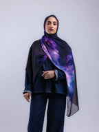 Depth – Premium Printed Chiffon Scarf