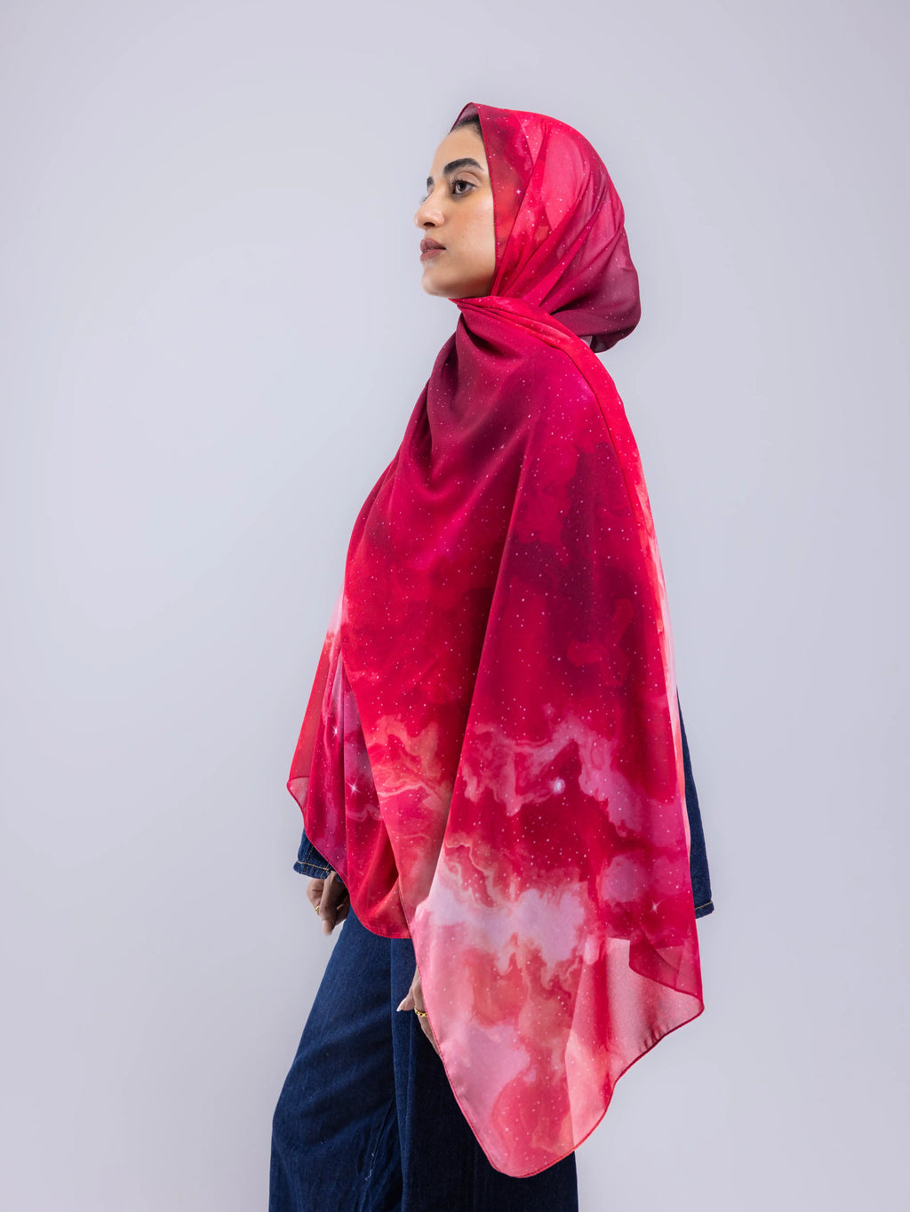 Glow – Premium Printed Chiffon Scarf