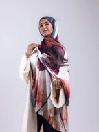 Blush – Premium Printed Chiffon Scarf