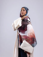 Blush – Premium Printed Chiffon Scarf