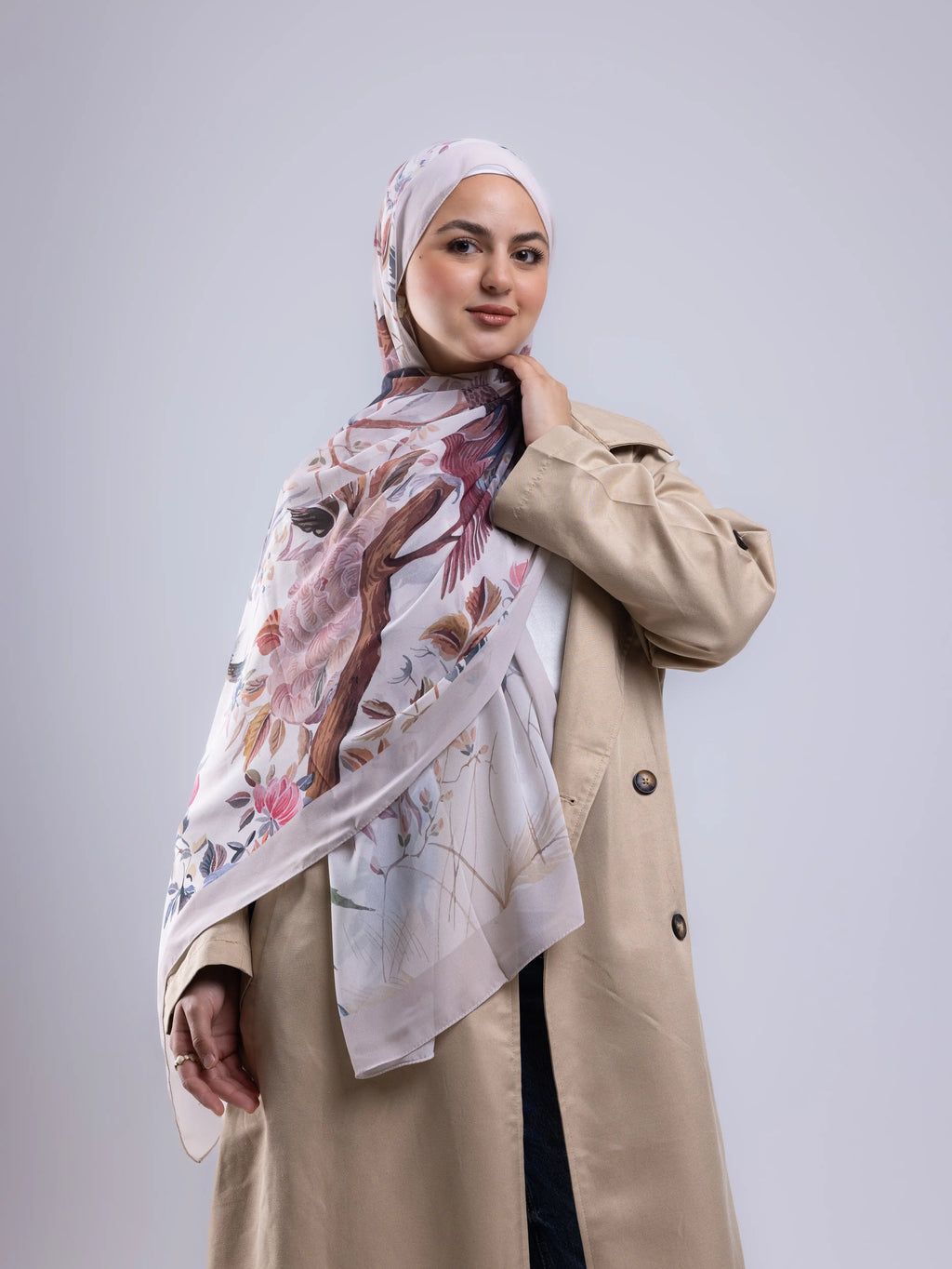 Breeze – Premium Printed Chiffon Scarf