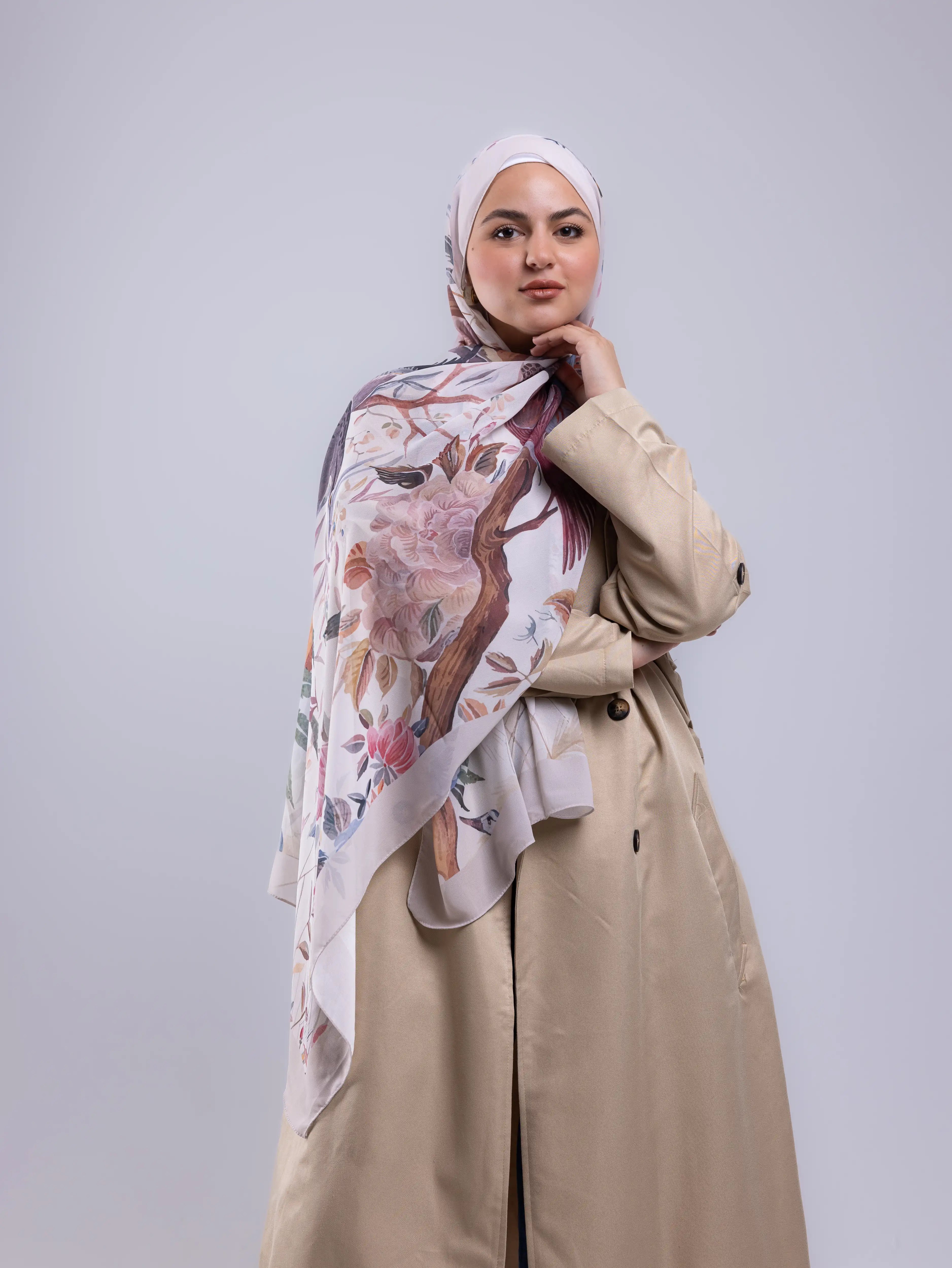 Breeze – Premium Printed Chiffon Scarf