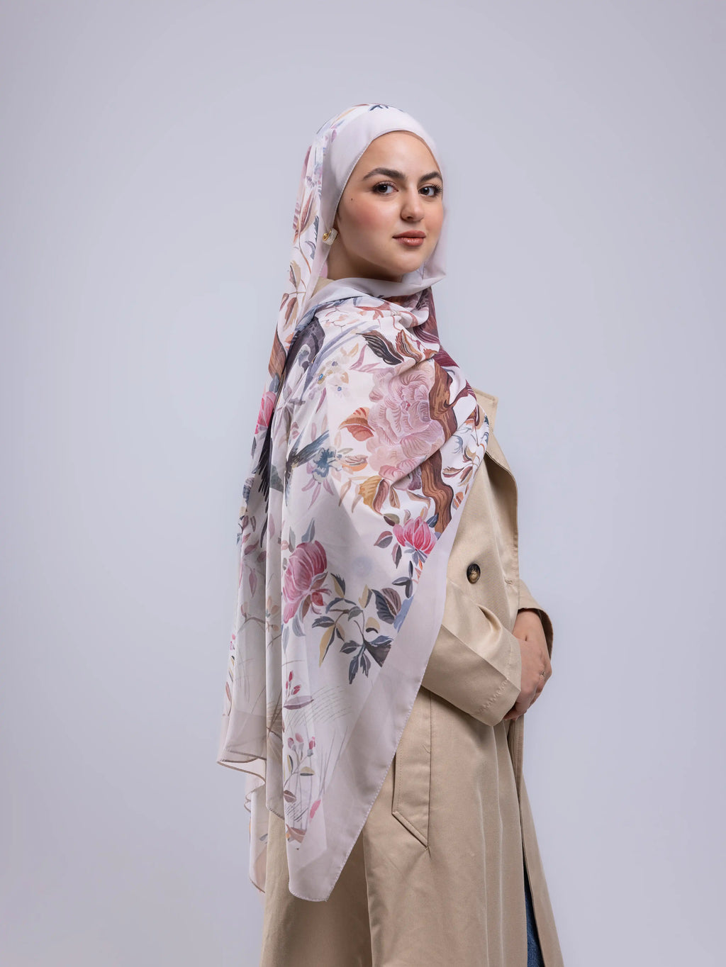 Breeze – Premium Printed Chiffon Scarf