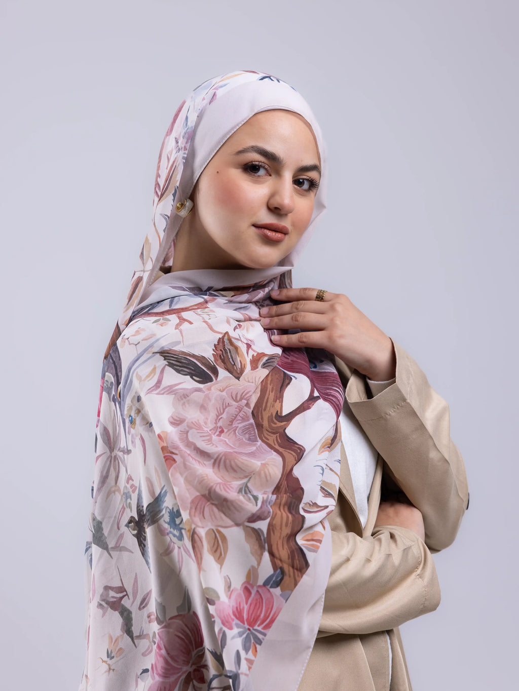 Breeze – Premium Printed Chiffon Scarf