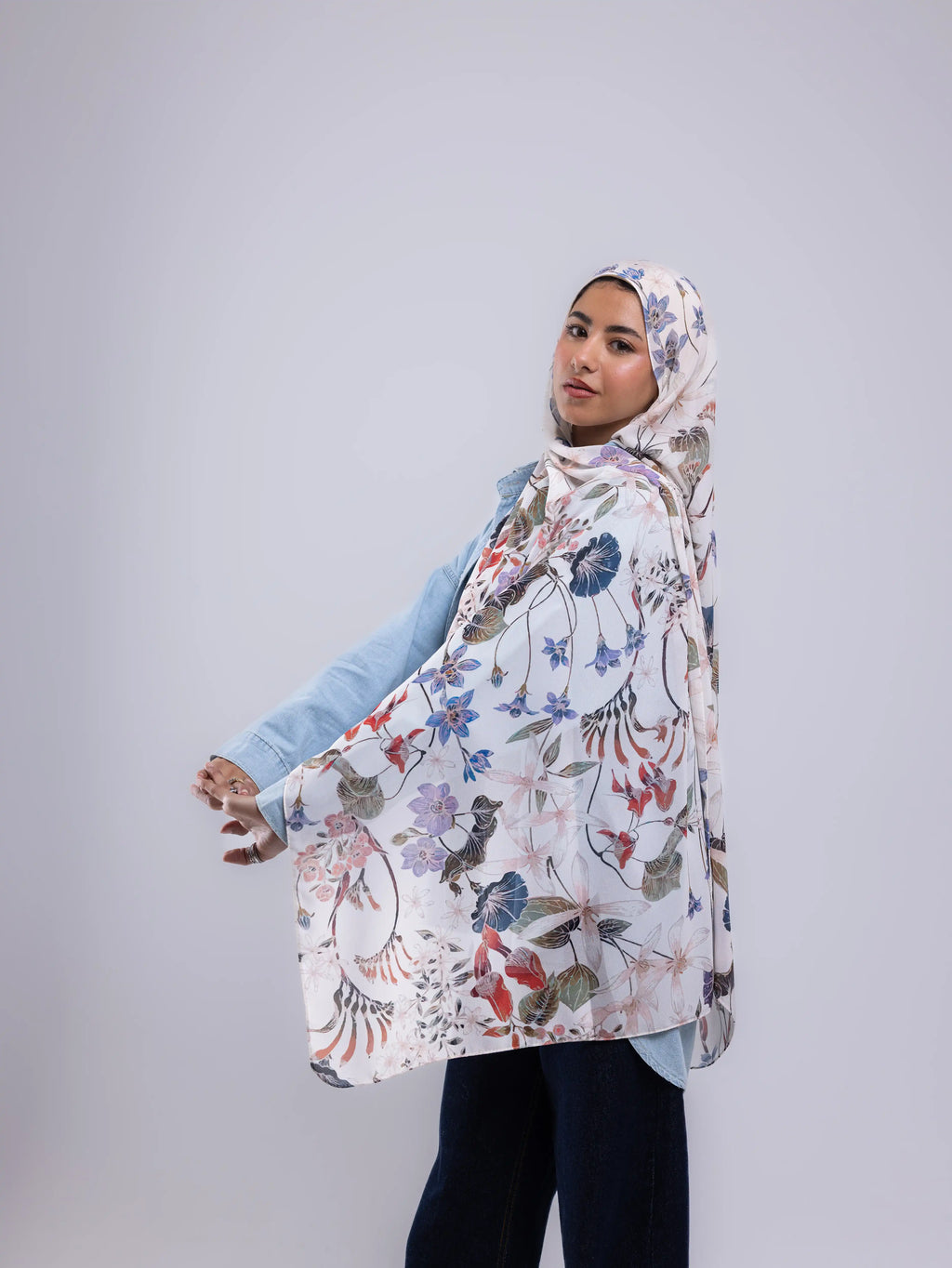Ease – Premium Printed Chiffon Scarf
