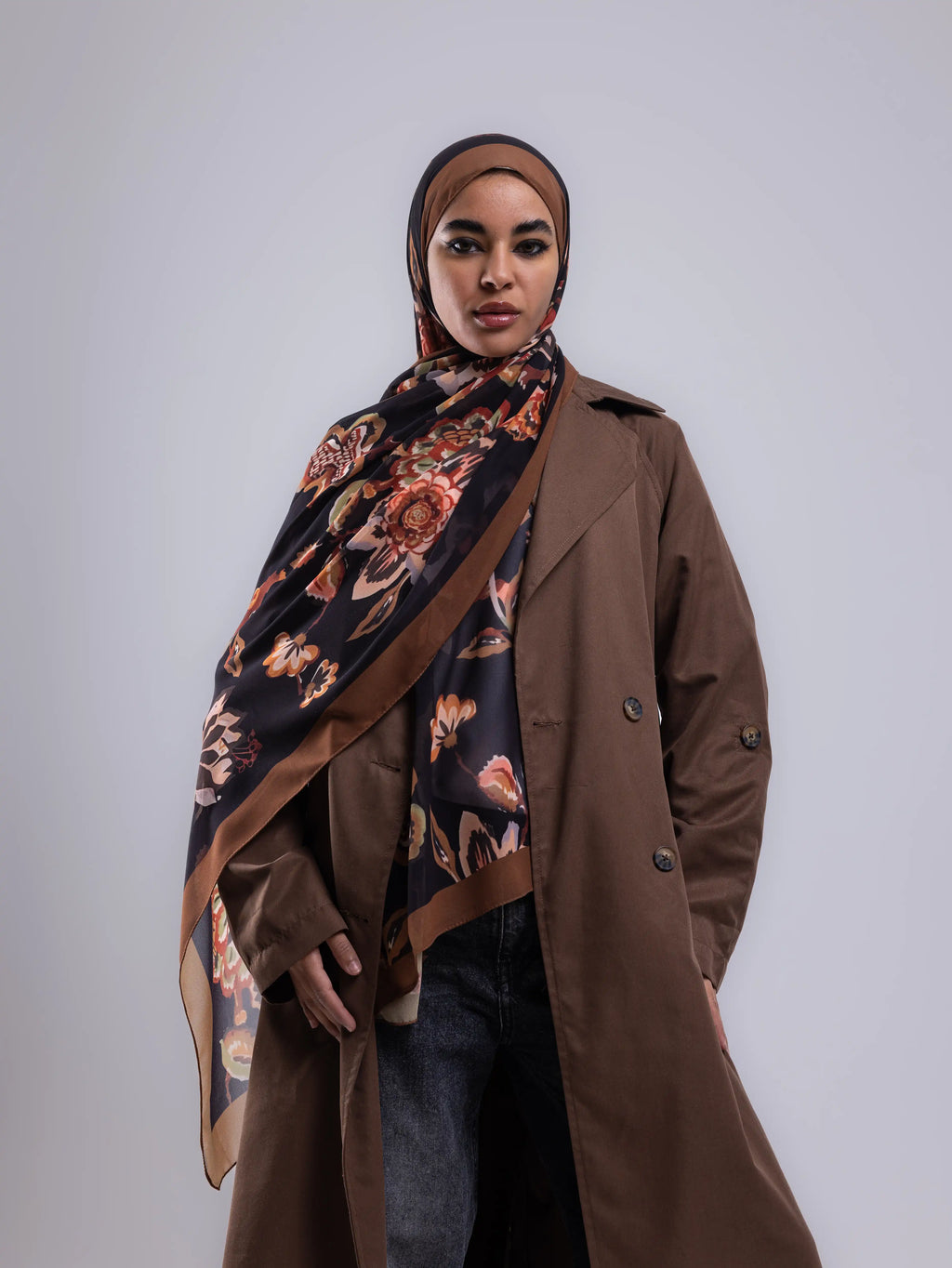 Dusk – Premium Printed Chiffon Scarf