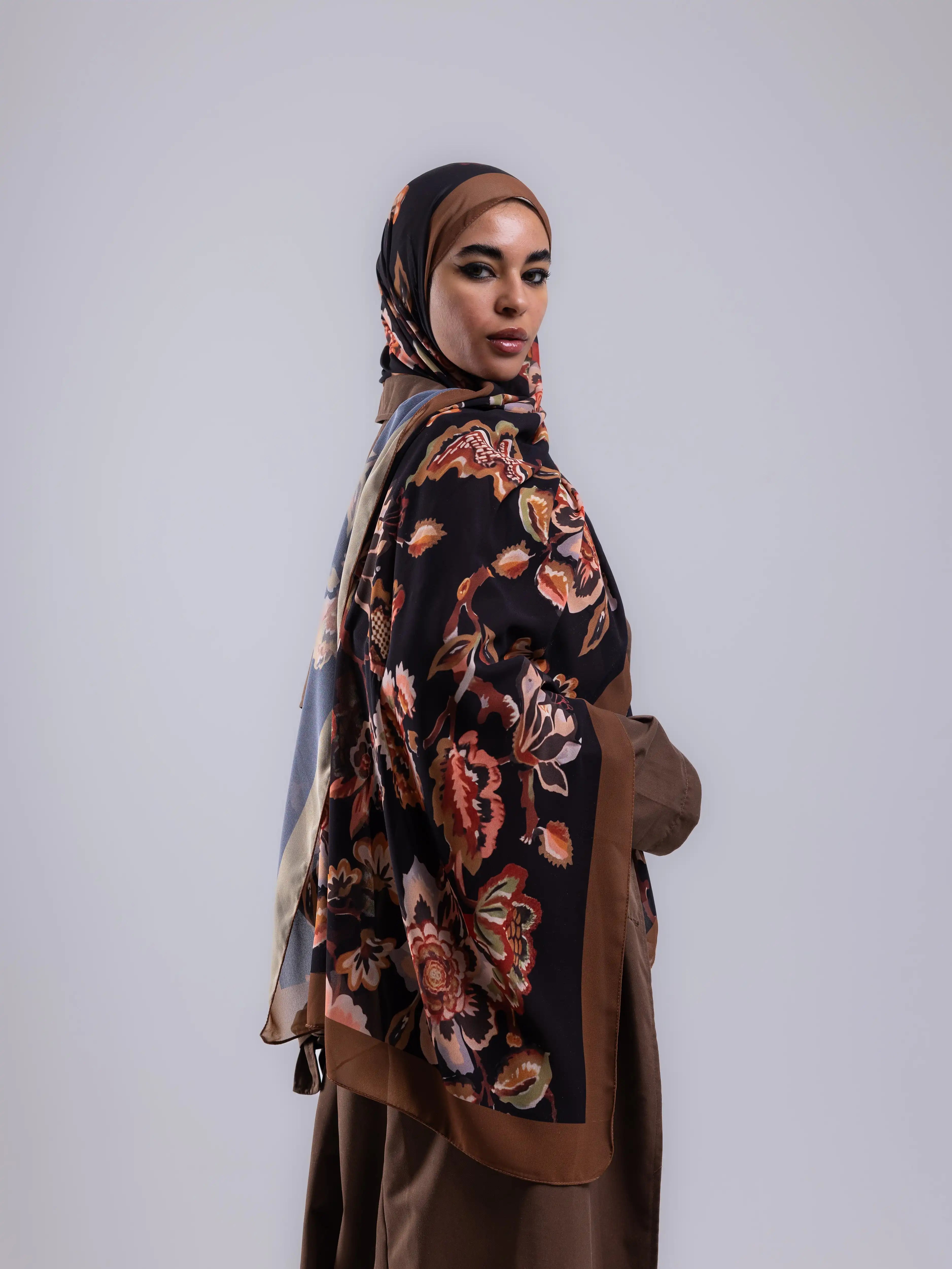 Dusk – Premium Printed Chiffon Scarf