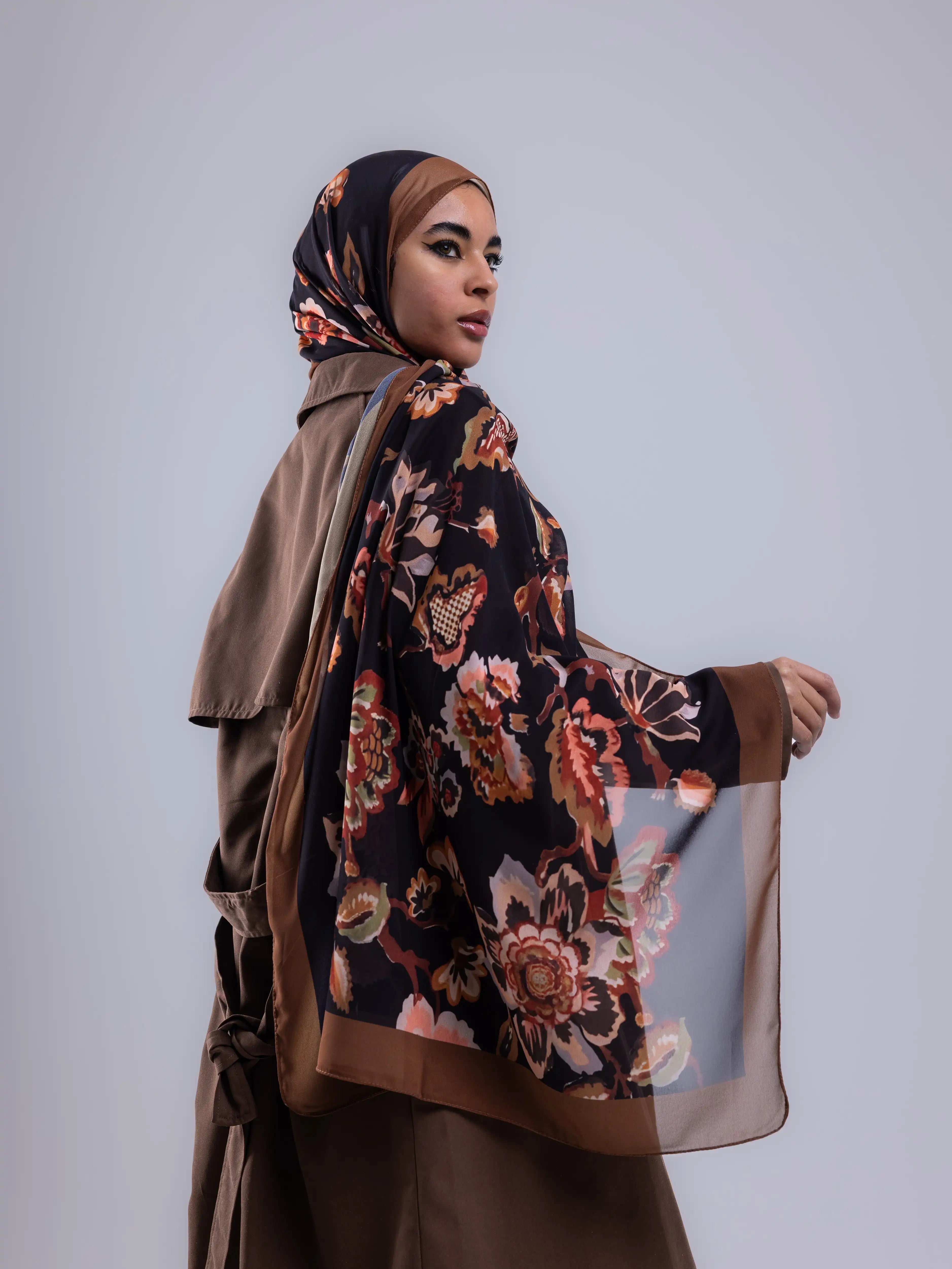 Dusk – Premium Printed Chiffon Scarf
