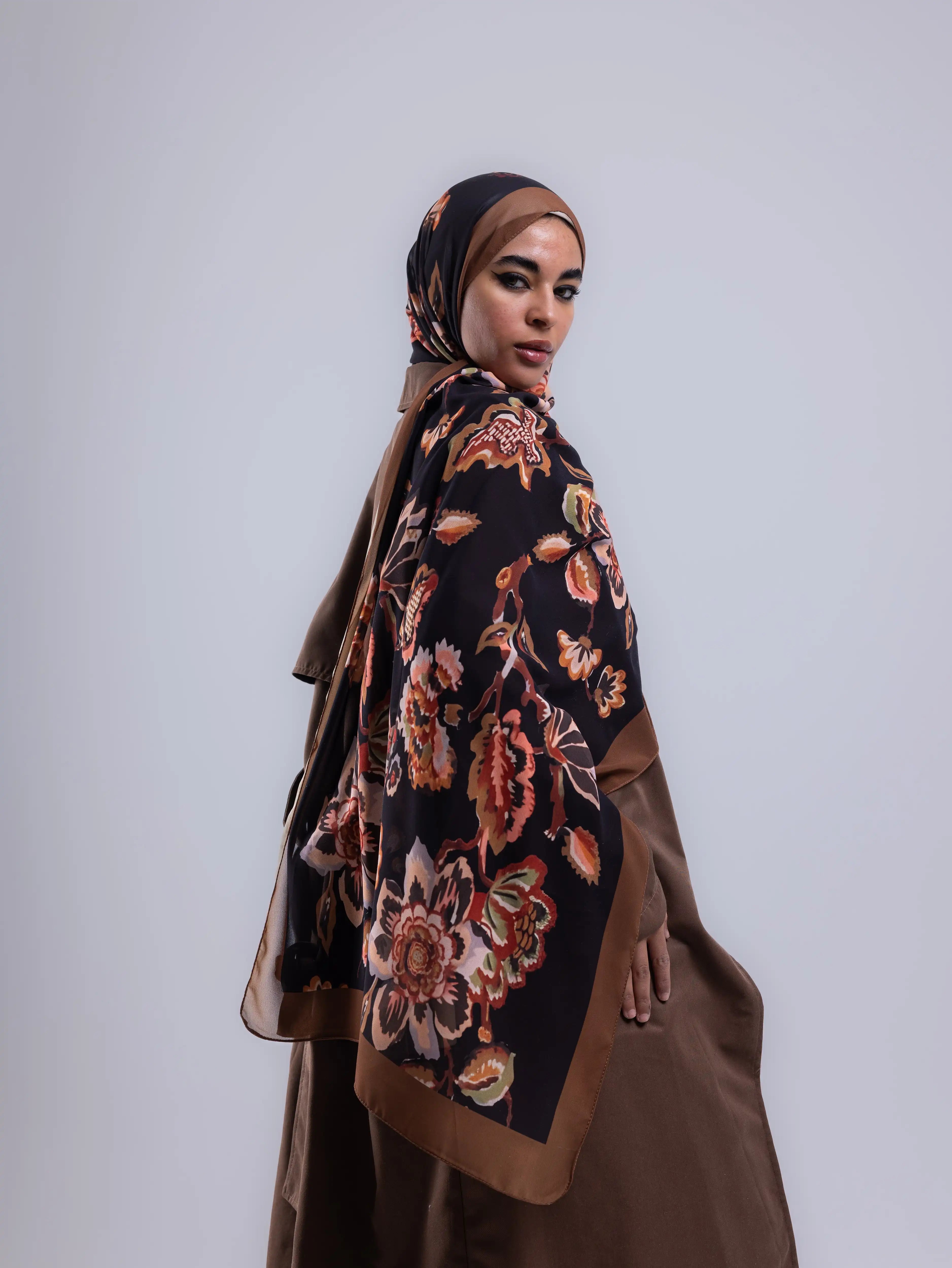 Dusk – Premium Printed Chiffon Scarf