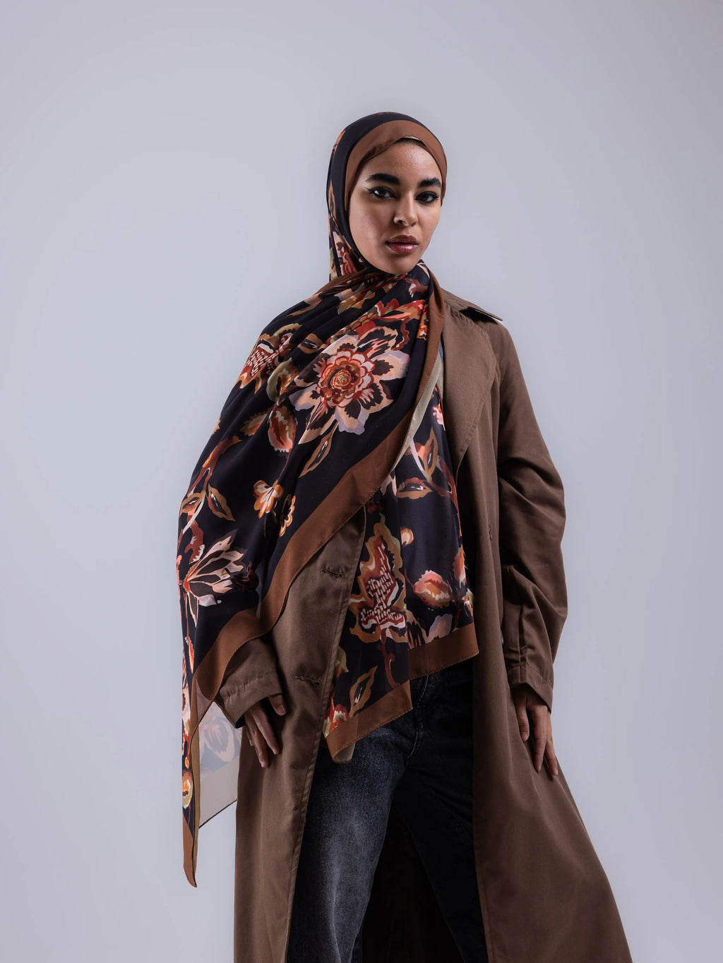 Dusk – Premium Printed Chiffon Scarf
