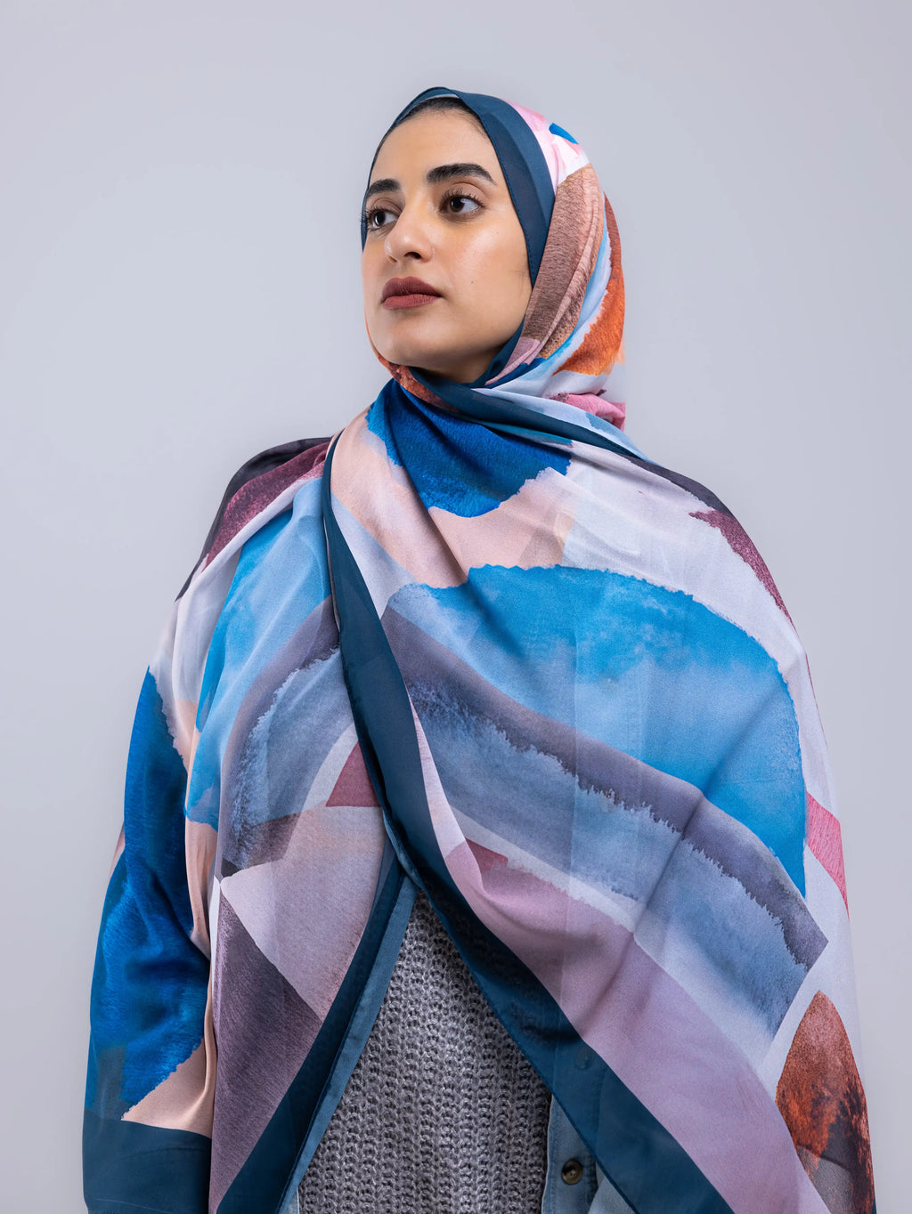 Balance – Premium Printed Chiffon Scarf