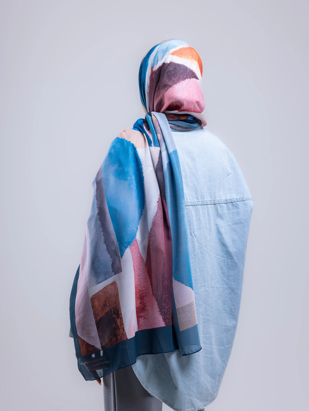 Balance – Premium Printed Chiffon Scarf