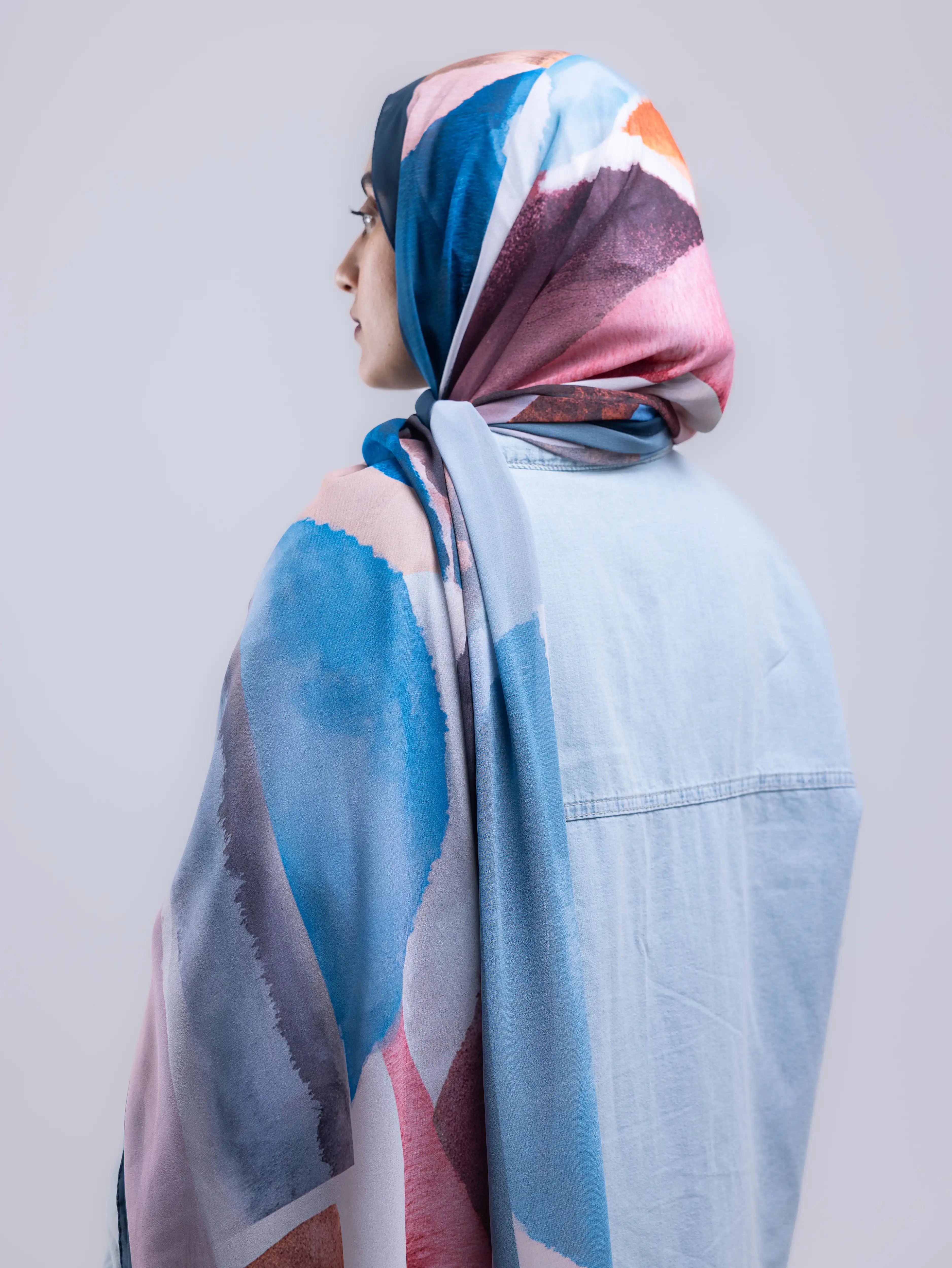 Balance – Premium Printed Chiffon Scarf