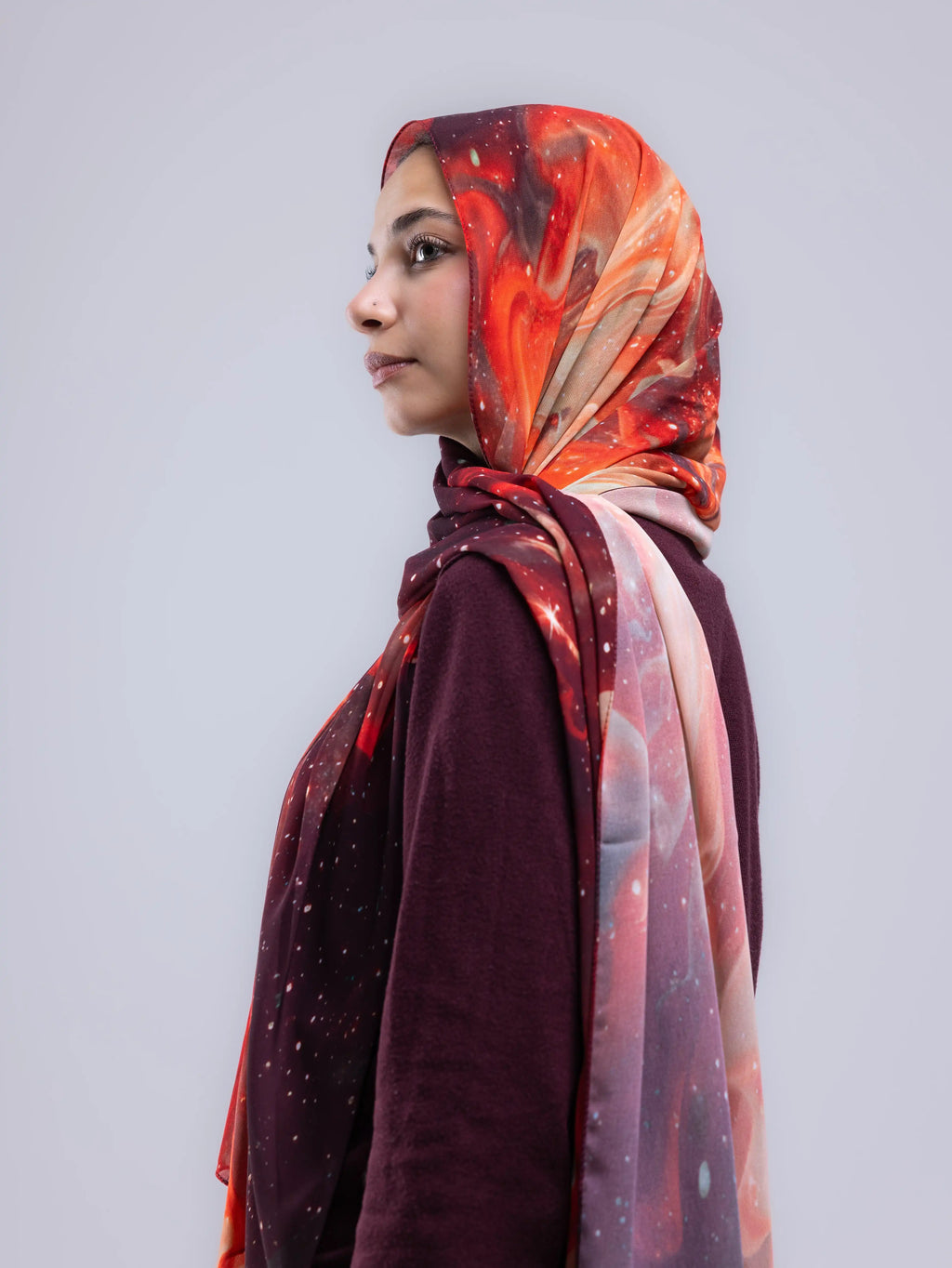 Pulse – Premium Printed Chiffon Scarf