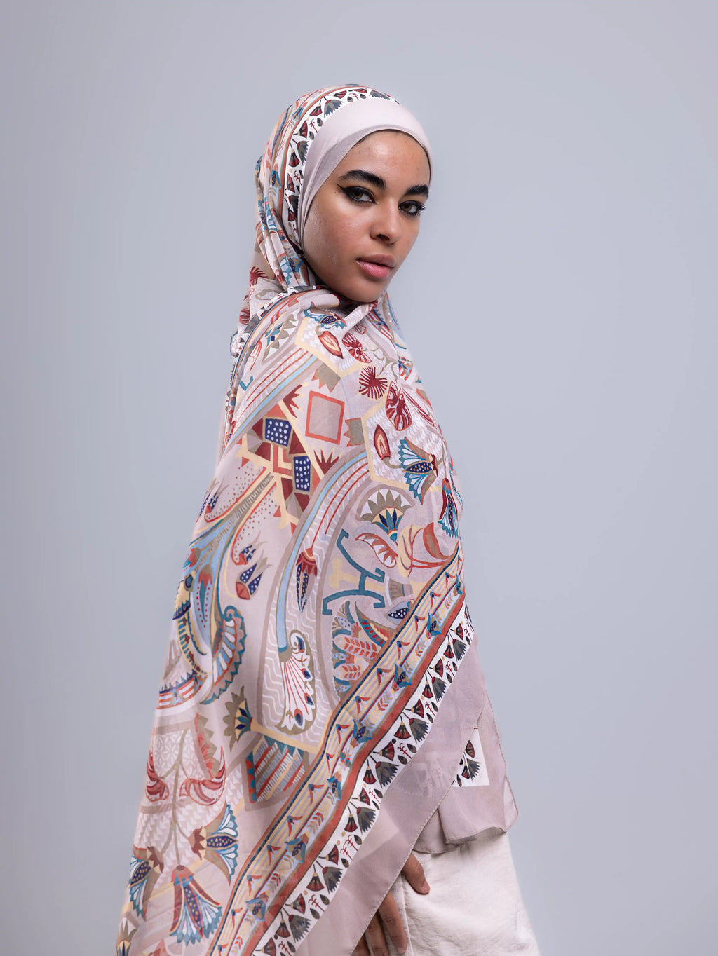 Tiraz – Premium Printed Chiffon Scarf