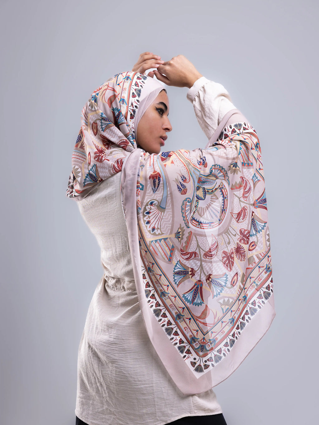Tiraz – Premium Printed Chiffon Scarf
