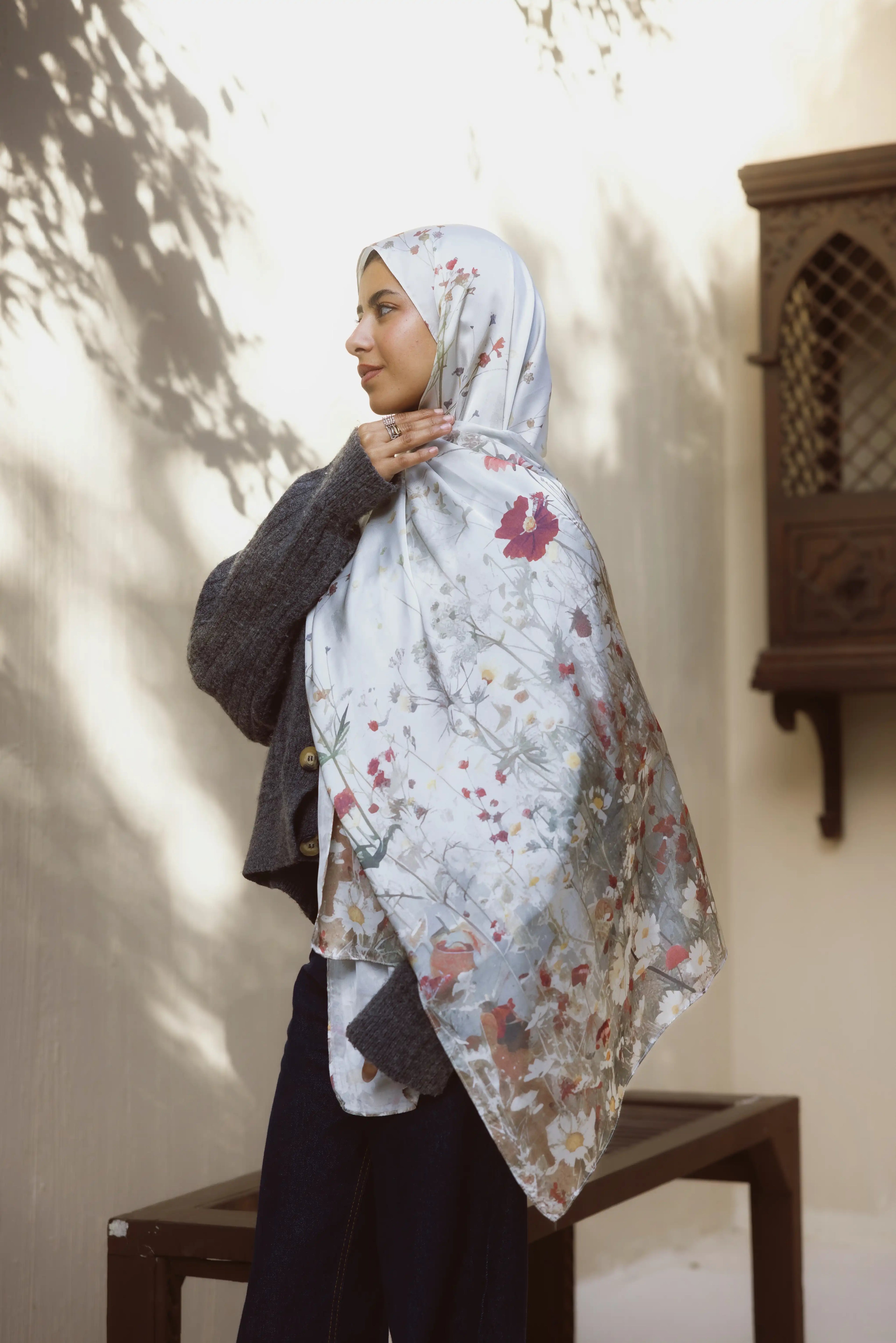 Still – Premium Printed Satin Scarf