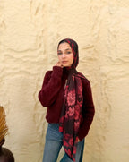 Velvet – Premium Printed Chiffon Scarf