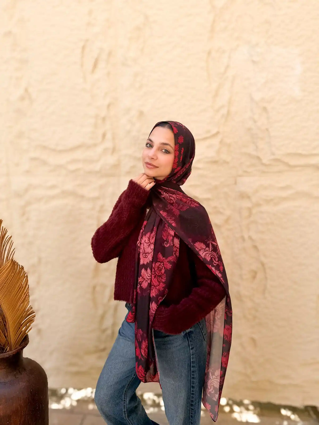 Velvet – Premium Printed Chiffon Scarf