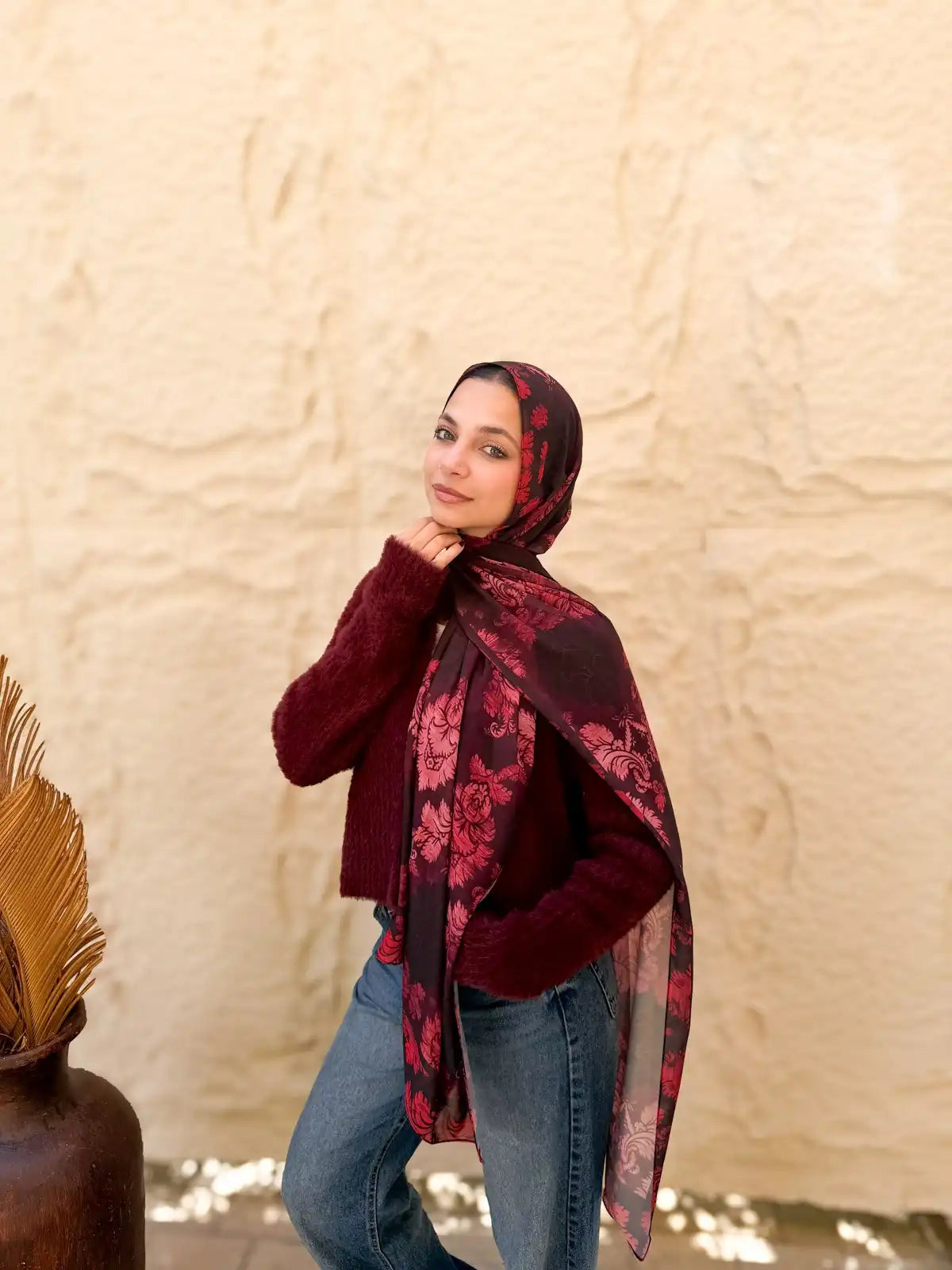 Velvet – Premium Printed Chiffon Scarf