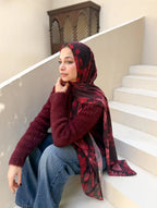 Velvet – Premium Printed Chiffon Scarf