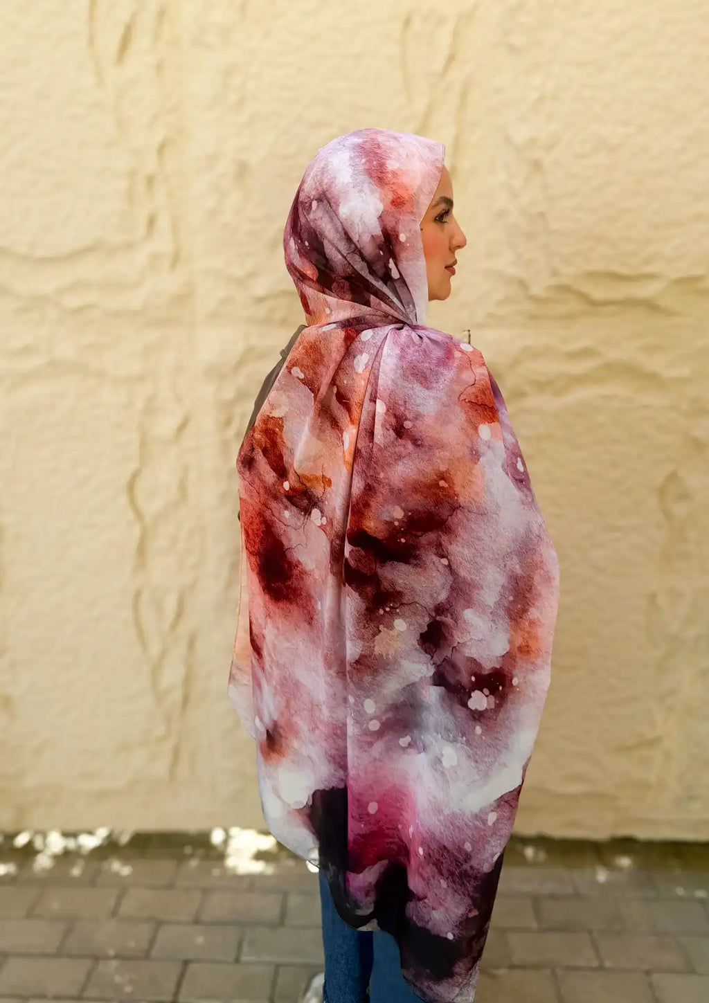 Drift – Premium Printed Chiffon Scarf