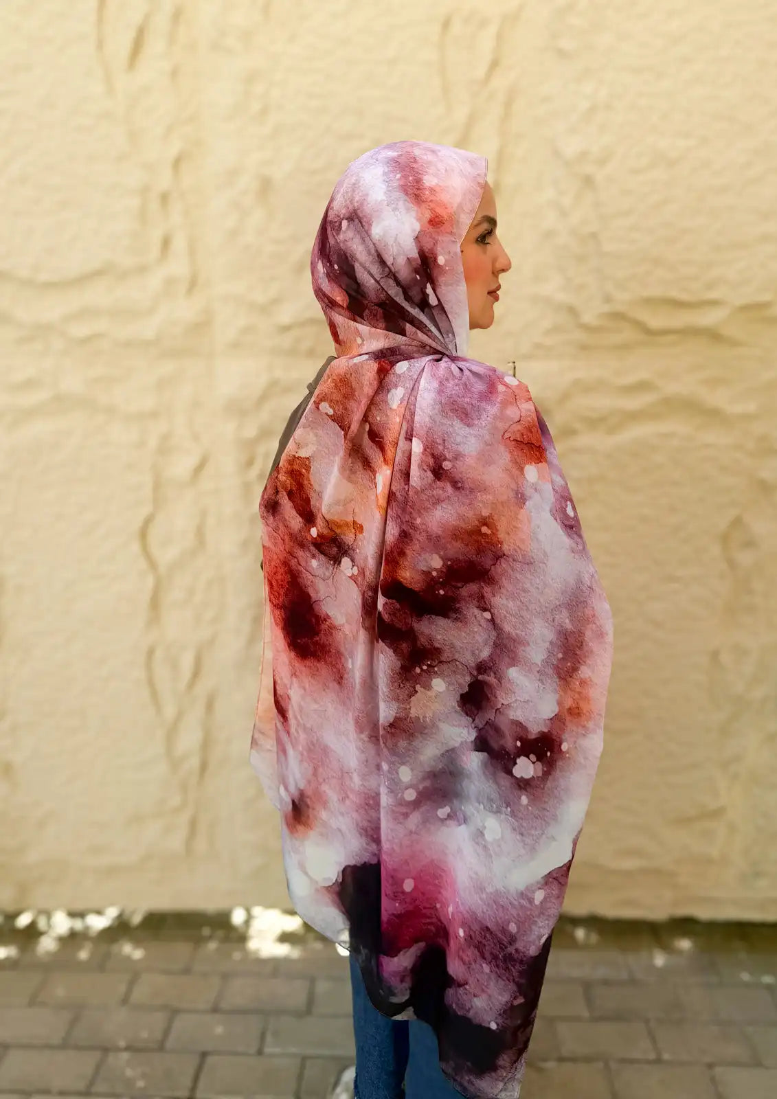Drift – Premium Printed Chiffon Scarf