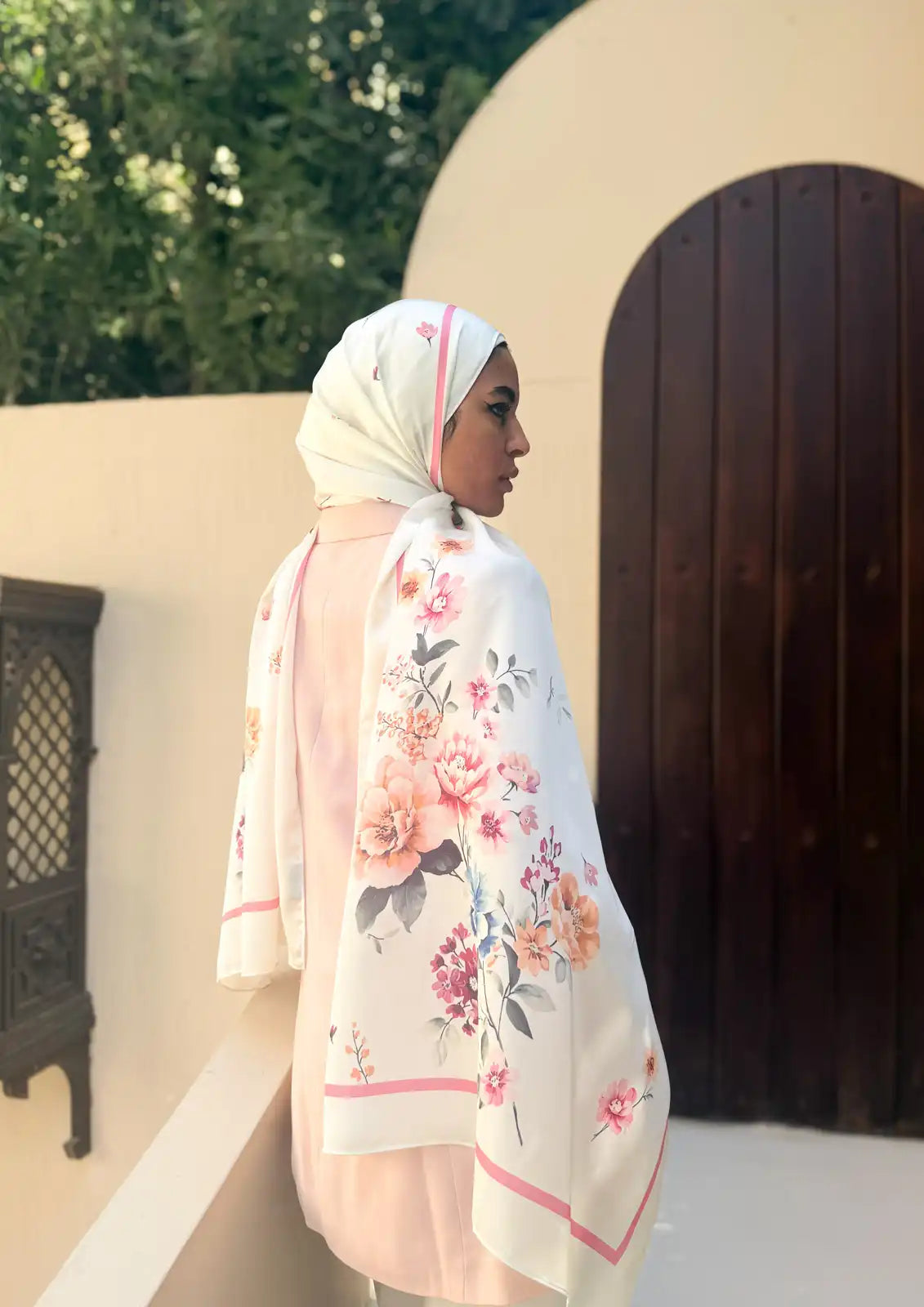 Grace – Premium Printed Satin Scarf