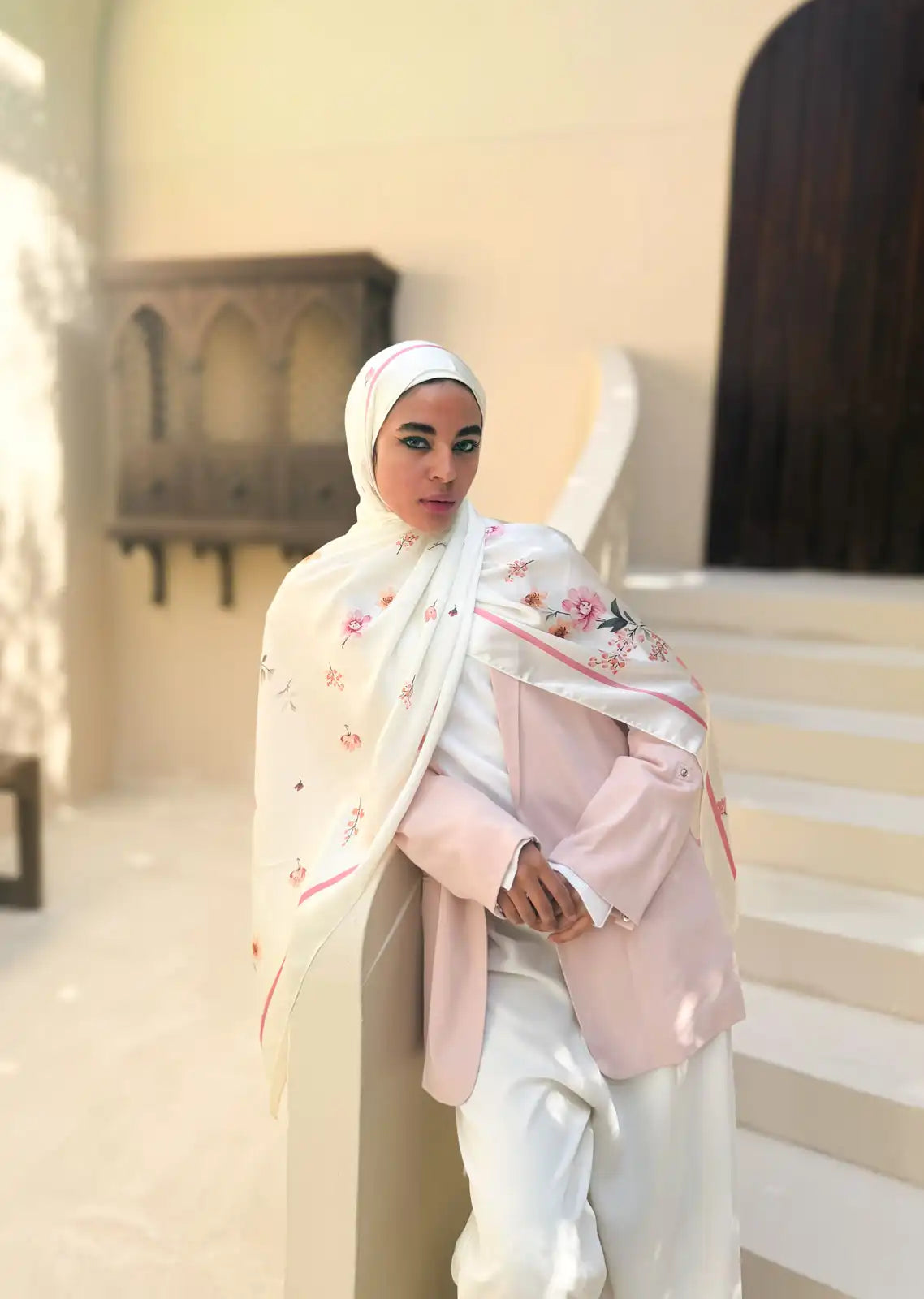 Grace – Premium Printed Satin Scarf