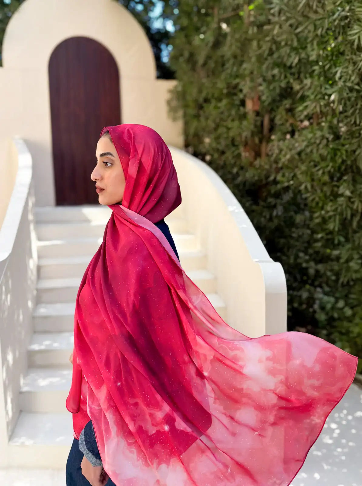 Glow – Premium Printed Chiffon Scarf