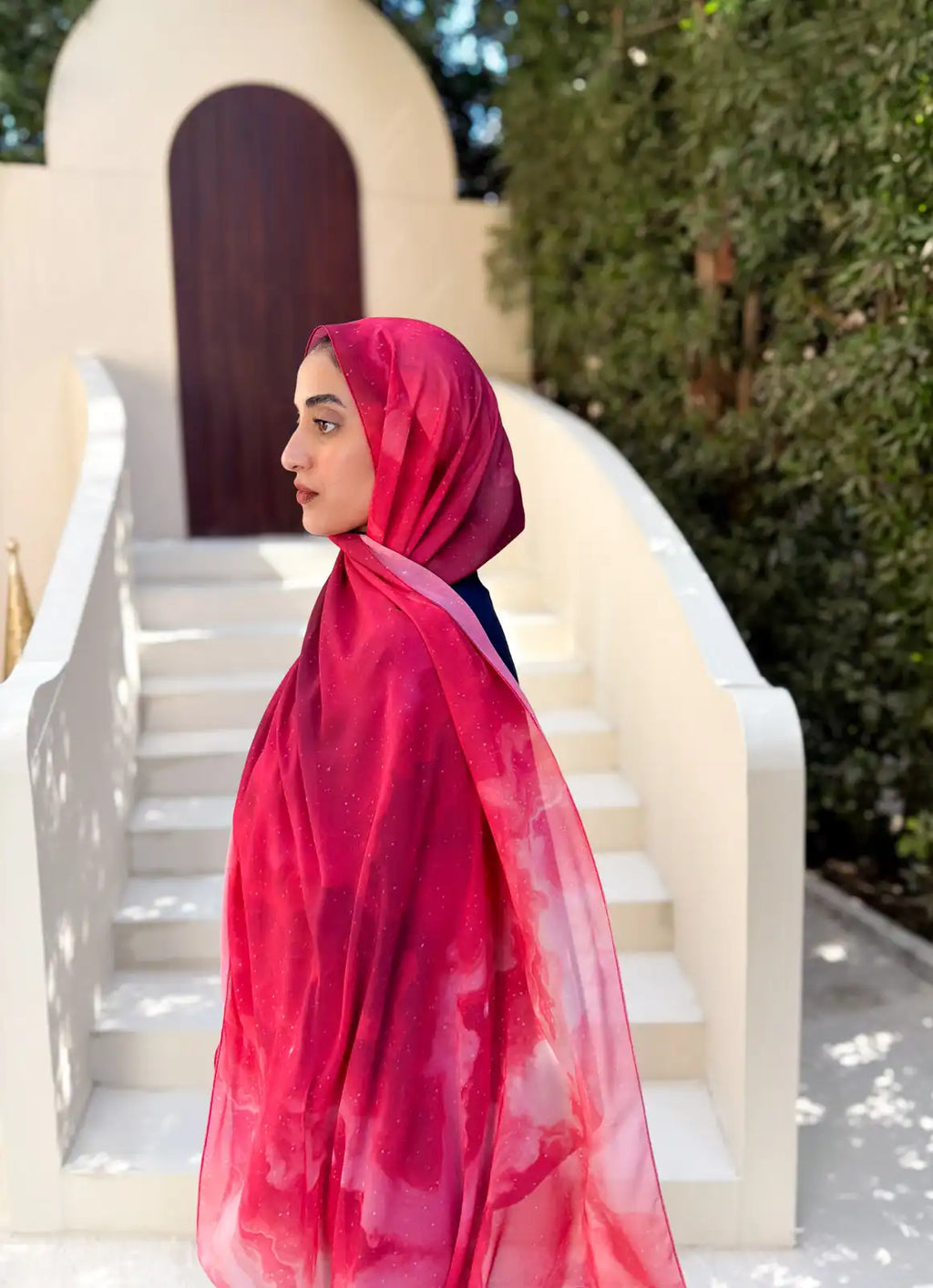 Glow – Premium Printed Chiffon Scarf