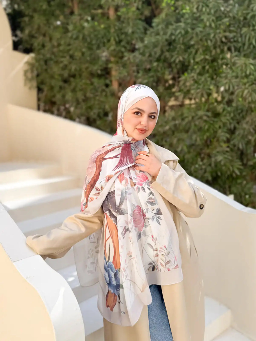 Breeze – Premium Printed Chiffon Scarf