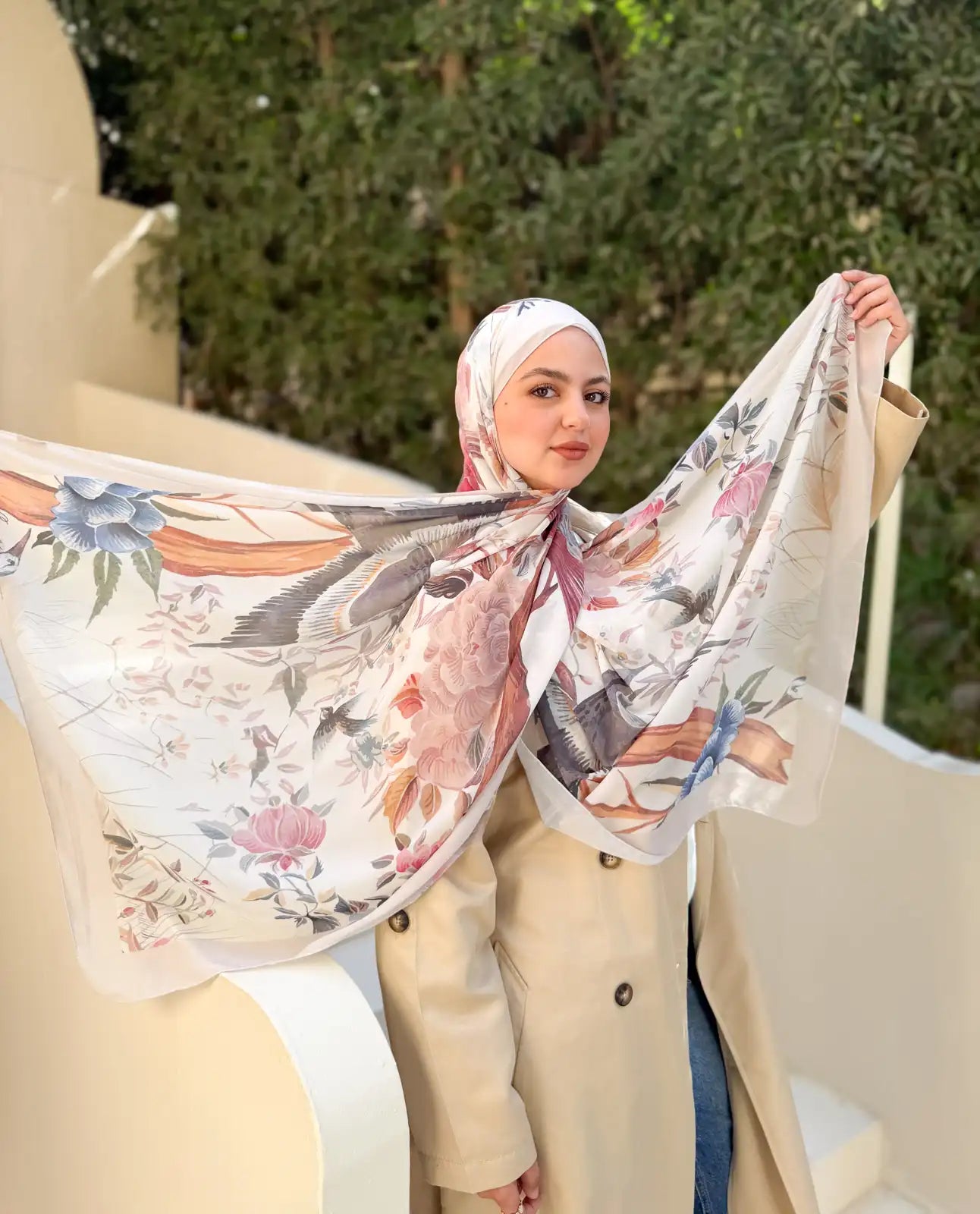 Breeze – Premium Printed Chiffon Scarf