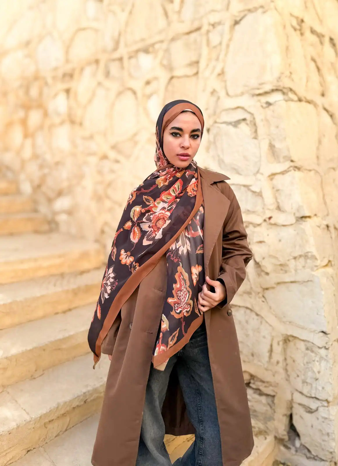 Dusk – Premium Printed Chiffon Scarf