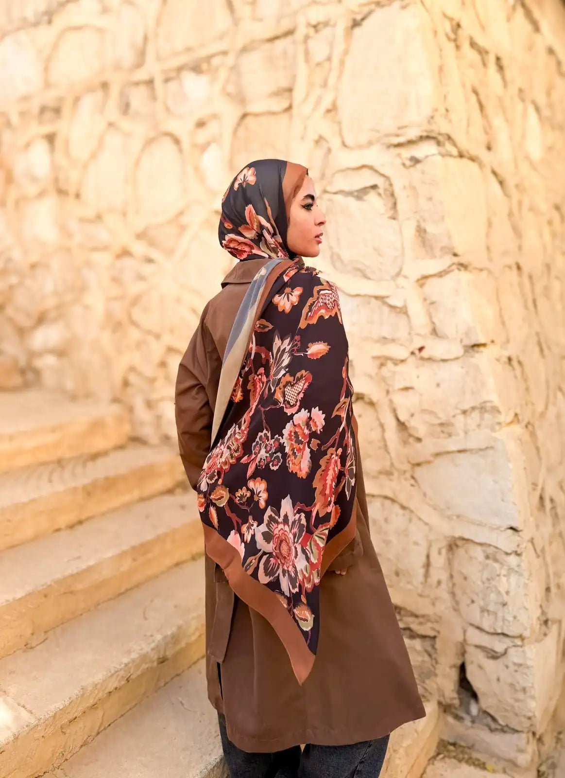 Dusk – Premium Printed Chiffon Scarf