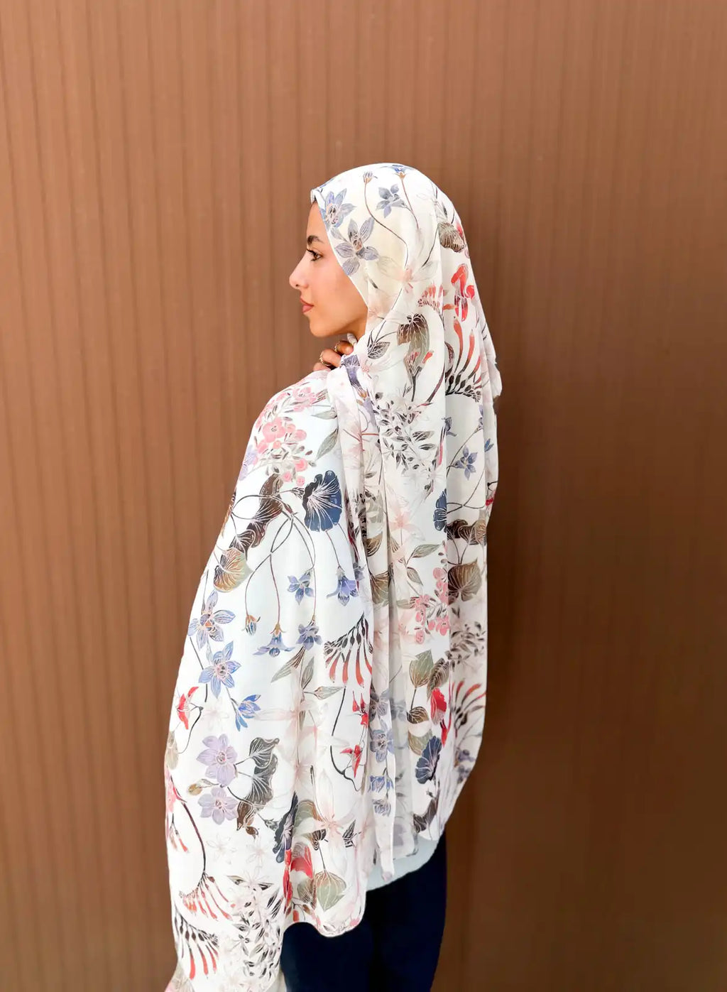 Ease – Premium Printed Chiffon Scarf