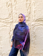 Depth – Premium Printed Chiffon Scarf