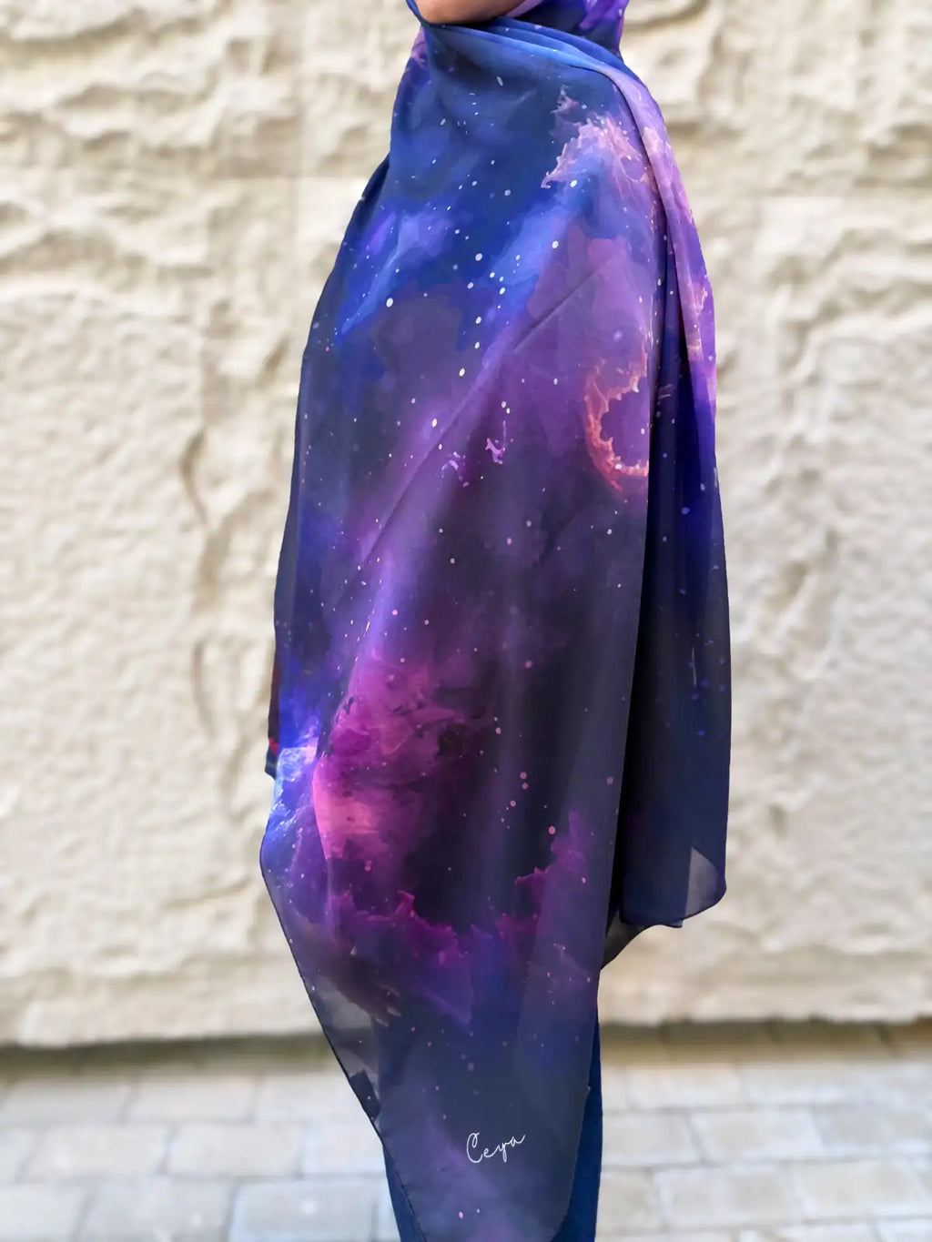 Depth – Premium Printed Chiffon Scarf
