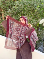 Root – Premium Printed Chiffon Scarf