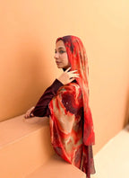 Pulse – Premium Printed Chiffon Scarf