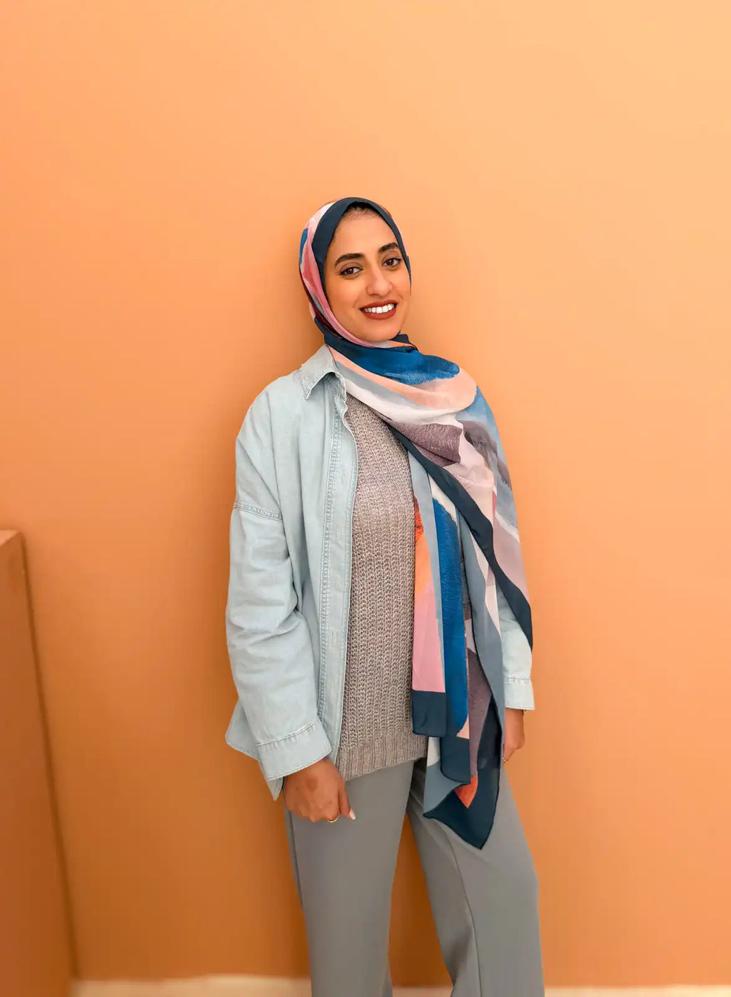 Balance – Premium Printed Chiffon Scarf