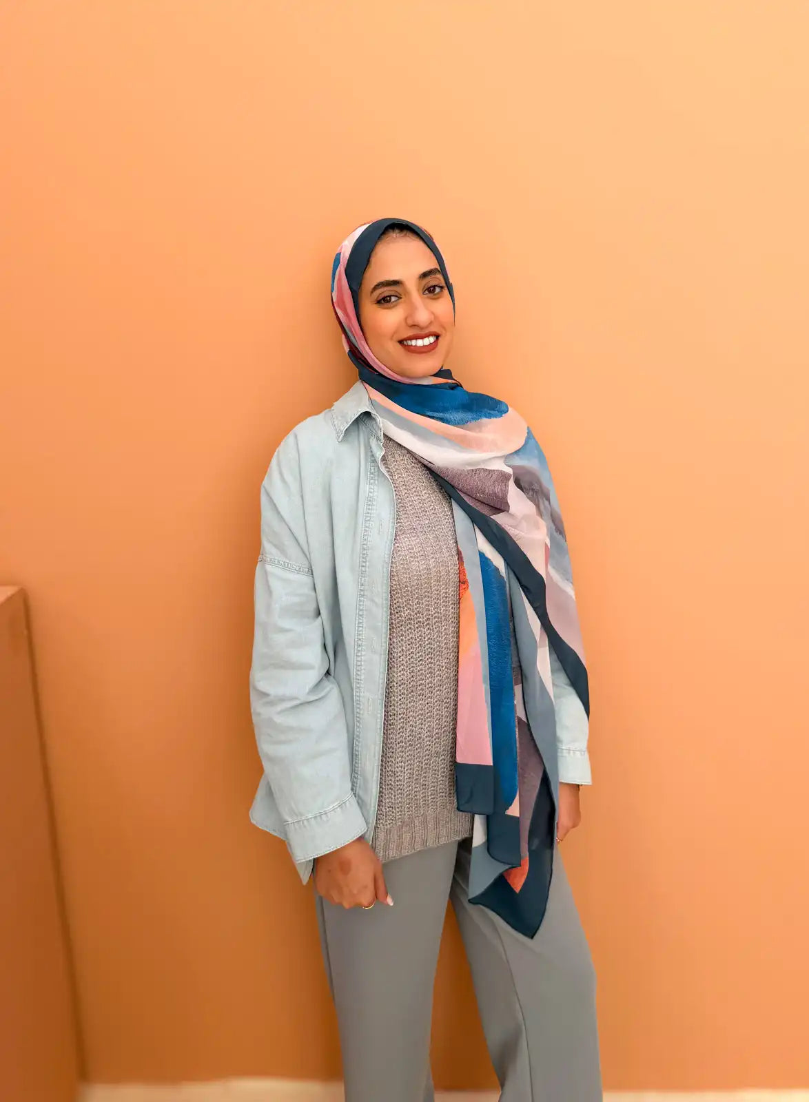 Balance – Premium Printed Chiffon Scarf