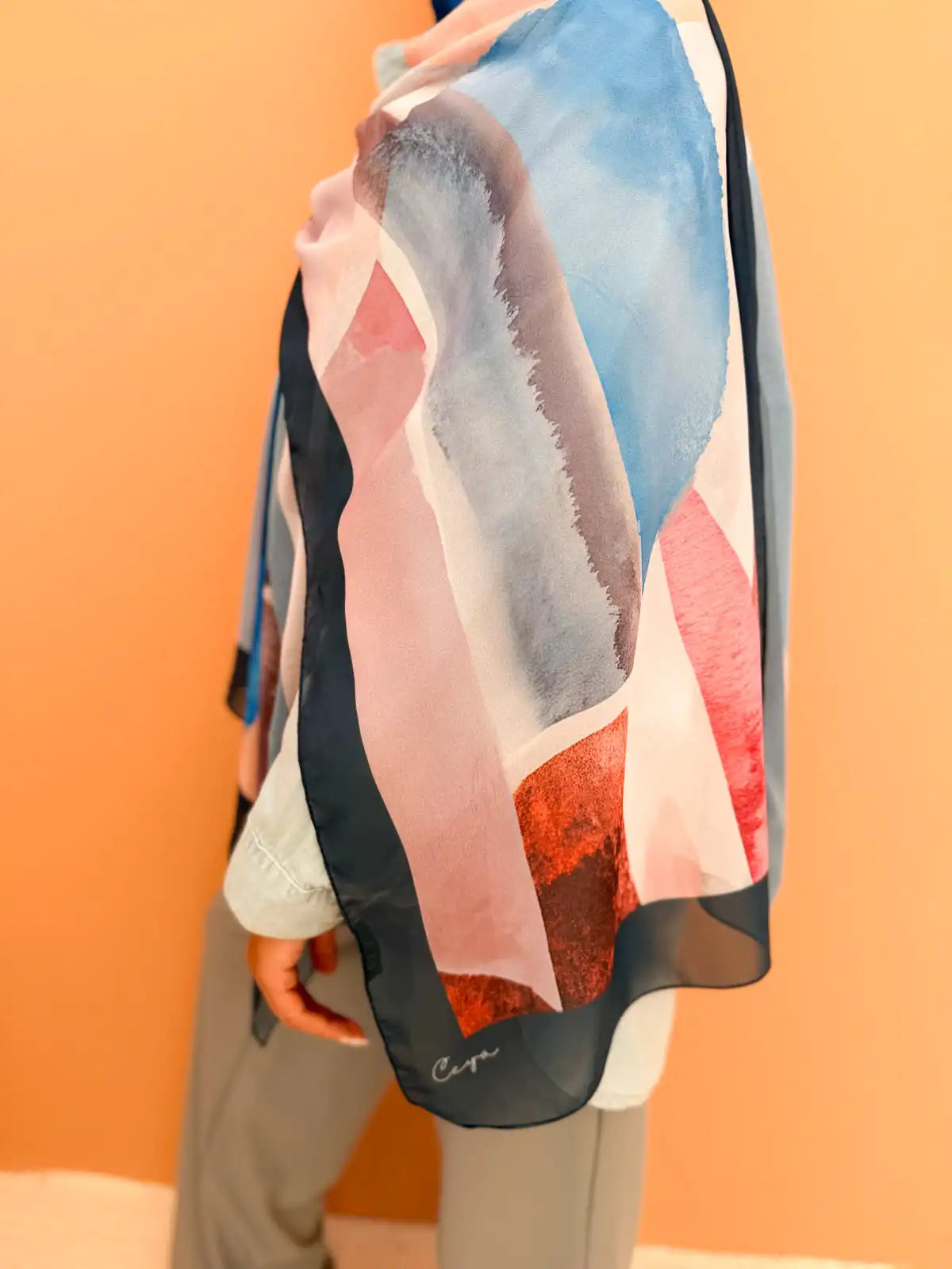 Balance – Premium Printed Chiffon Scarf